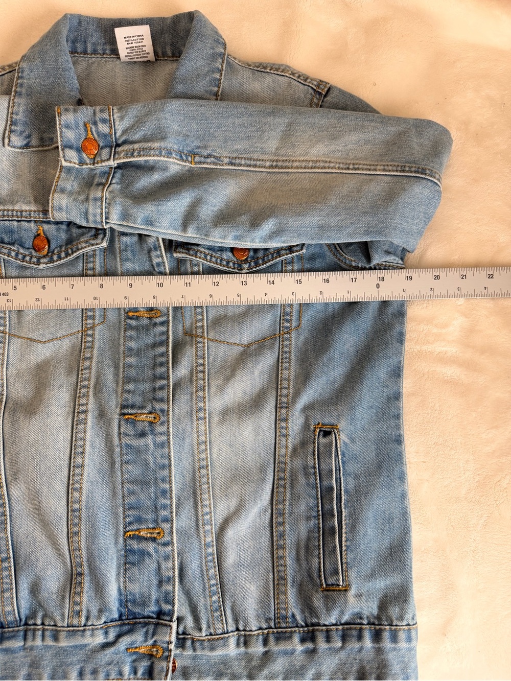 ThreeTwoOne Here Comes The Bride Embroidered Denim Jacket Small - Picture 8 of 10